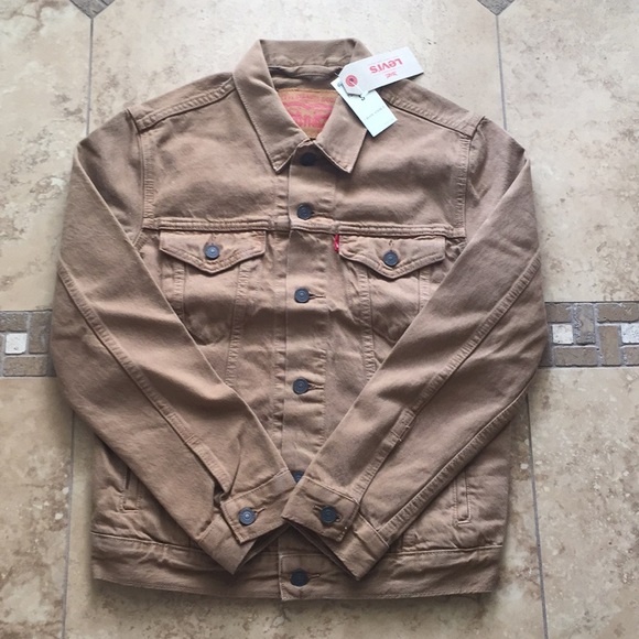 levi's men's jacket size chart